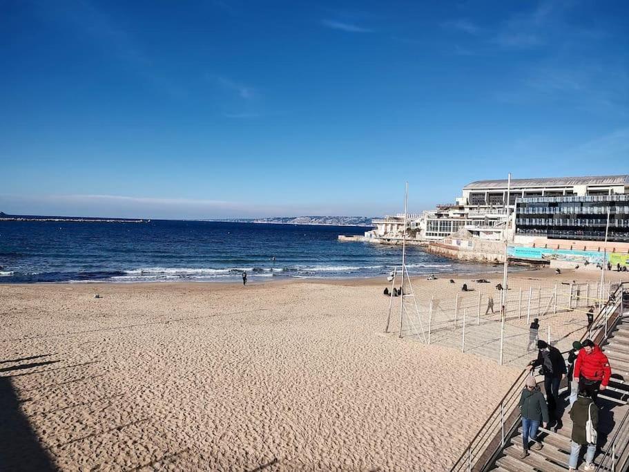 Studio Coin Nuit, Entre Plage Et Centre Marseilles Exterior foto