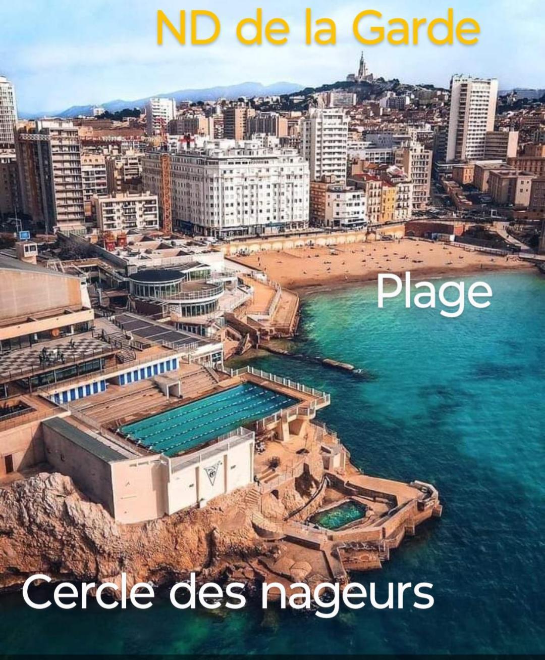 Studio Coin Nuit, Entre Plage Et Centre Marseilles Exterior foto